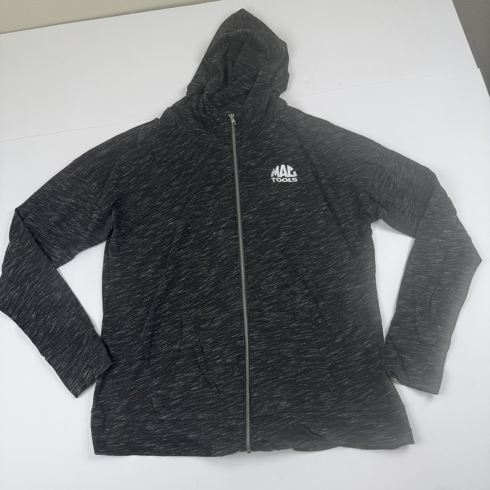 Mac Tools Hoodie Womens Extra Large Black Full Zip District Just A Girl Mechanic